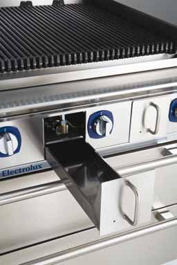 Large cooking surface - each grate is 6 (153mm) wide for easy removal Independent control, 1 highly efficient burner 33,000