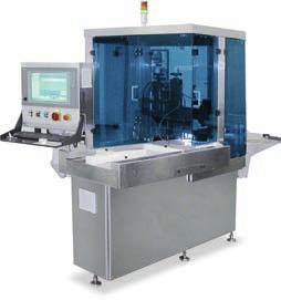 Machine nominal speed: Up to 300 pcs/min Leak Detection available for freeze-dried products (Headspace Gas Analyser) A30 A30 is an automatic inspection machine for particle
