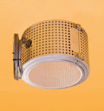 Ceramic insuated band heaters Hoes or sots From width 30mm is possibe to suppy heaters