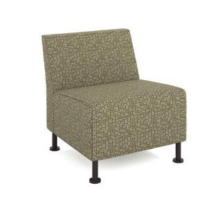 FLOCK Seating WHERE PEOPLE MIGRATE Round Lounge Square Lounge Modular End Modular Chair Ottoman Stool Sculpted sides and back make the round