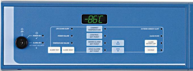 Life-Guard Alert: monitors performance and automatically adjusts to internal and external conditions, extending compressor life Digital Display: clear, easy-toread LED displays LN 2 /CO 2 Back-up