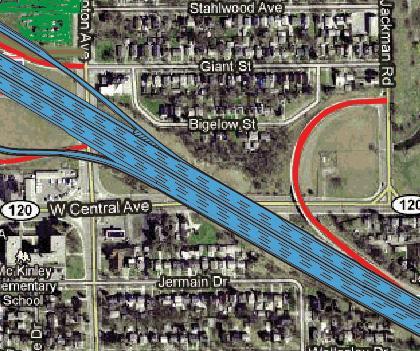 I-75/I-475 Interchange Project: Central Avenue Central Avenue between Upton Avenue and Jackman Road