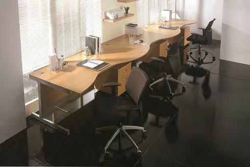 cabinets Pedestals Credenza units Desking: Modular desks