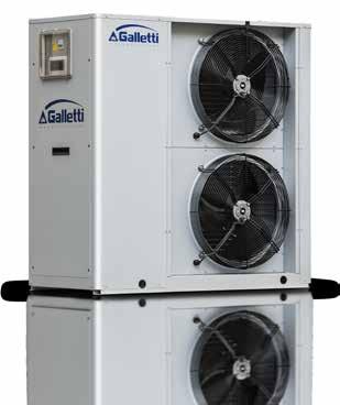 Air chillers and heat pumps MPI DC Outdoor monobloc unit with BLDC compressor MPI DC - 9 kw Large operating range and energy efficiency under every condition BLDC scroll compressor PLUS BLDC rotary