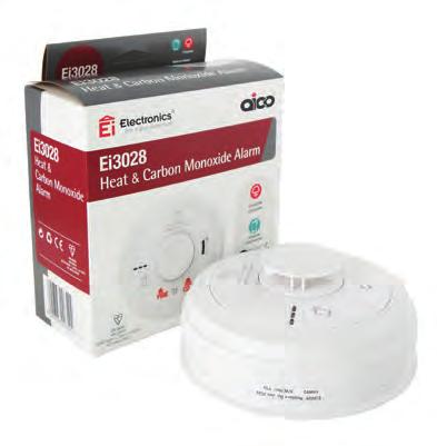 Multi-Sensor Heat & CO Alarm 3000 Series Complete Fire & CO Coverage Contains both a Heat and Electrochemical CO sensor