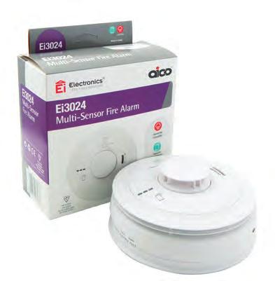 Multi-Sensor Fire Alarm 3000 Series Total Fire Coverage Contains both an Optical and Heat sensor for a total fire response Mains powered with 10 year rechargeable Lithium cell back-up Compatible with