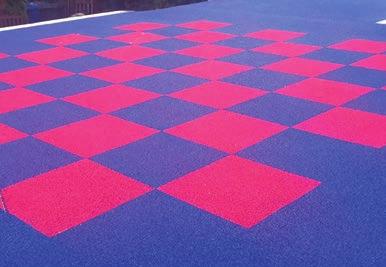 . provide a bouncy safe All Weather playground flooring suitable