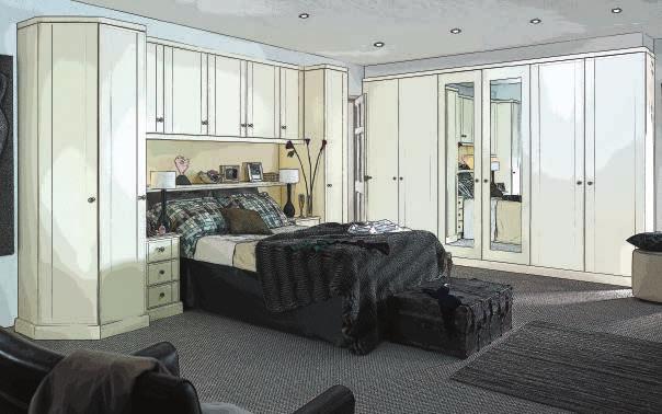 Full length mirrors adds a light and airy touch adding lightness to your