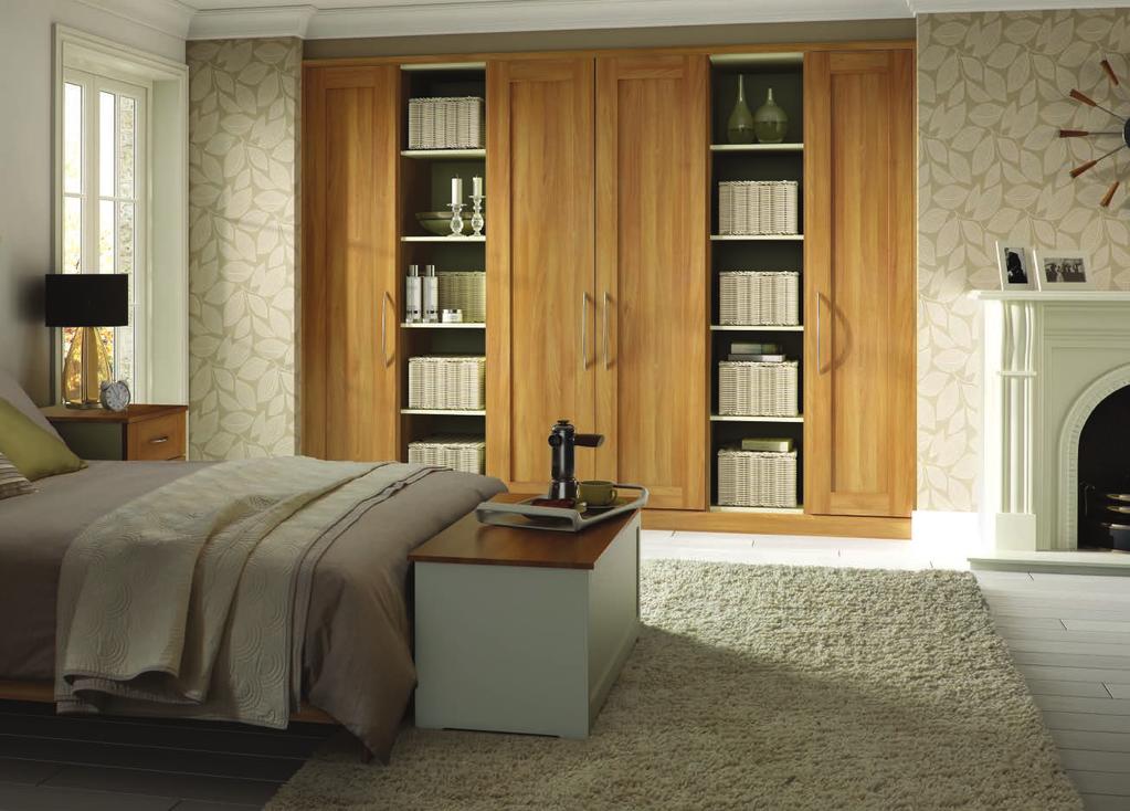 Walnut This traditional and tasteful door design brings harmony and peace to a