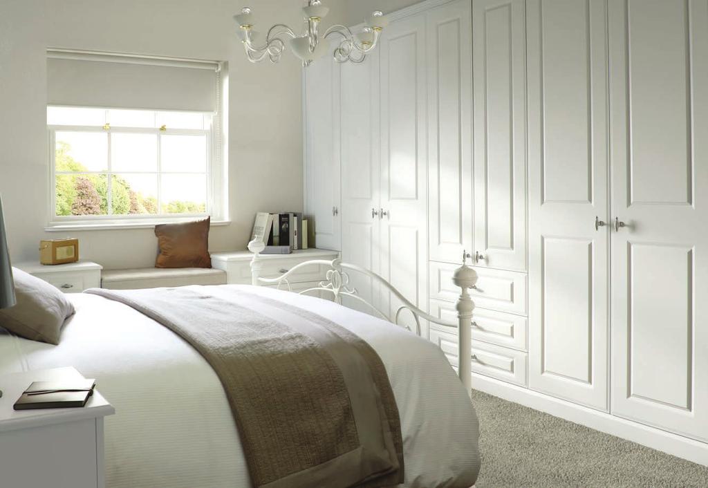 Smooth White The traditional look of Georgian Smooth White reinforces older values yet brings the clean and simplified modern air to your