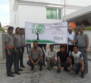 World Environment Day Celebration at Zone by the Park Hotel Banipark, Jaipur The Park Group of Hotels is well known for its integrity and dedication for Environment upkeep.