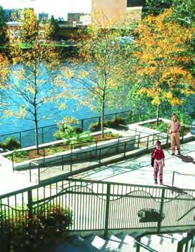 Develop the Riverfront as a Premier Public Space and Continuous System Formation of a riverfront management entity: Support formation of an entity to oversee operations of a riverwalk system.