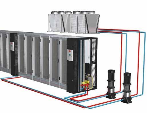GES system with Indirect Free Cooling The GES system is a hybrid system combining a GS system with Indirect Free Cooling.