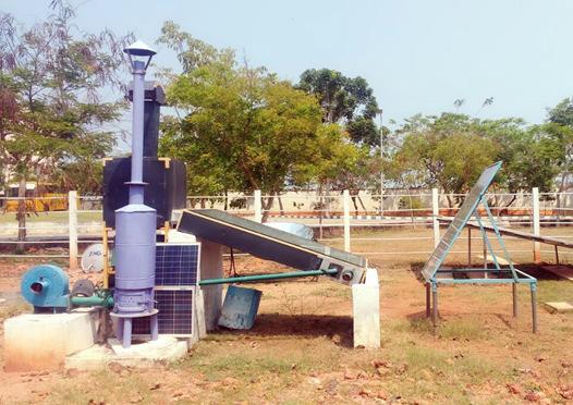 A.Nandakumar, S.Dhanushkodi, K. Panner Selvam and K. Sudhakar Figure 2 shows the photograph of the forced convection solar dryer with reflector 3.
