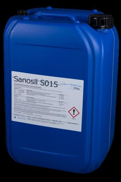 Sanosil disinfectants: description Sanosil S015/Super 25 have been proving their worth for water disinfection for more than 30 years.