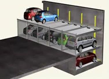 Type 1: Simple systems A single movement manually controlled hoist or ramp system for two vehicles.