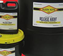 Because KLEEN KOTE does not leave a slick residue on sprayed surfaces, it is safe for your employees. Environmentally Safe Does not contain any silicones, solvents or phosphates.