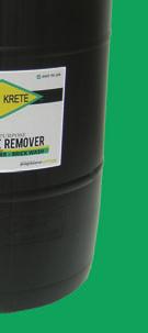 Easy to Use KLEEN KRETE is packaged ready-to-use and can be sprayed, brushed or rolled on