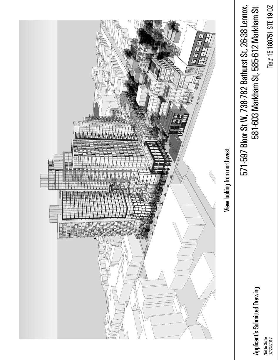 Attachment 5: Massing Model Perspective Renderings Staff