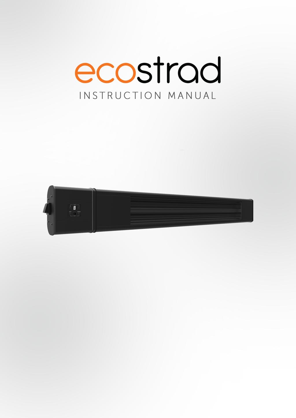 Model: Ecostrad Thermostrip with Remote Model no.