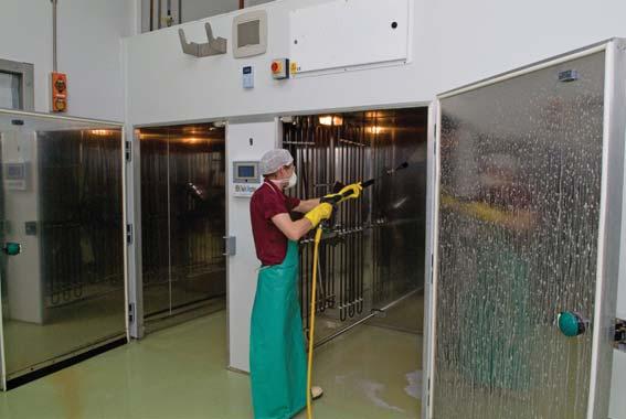 Hatchery Maintenance: Hatchery Maintenance Records The use of high pressure washing systems is not recommended, as they will tend to form aerosols containing dirt and microbes, when the jet of water