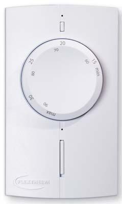 Electronic dial thermostat General characteristics Dual temperature scale C and F Setting range Temperature control Sensor precision Floor probe Warranty 7 C (min), from 5 C to 35 C (max) 45 F (min),