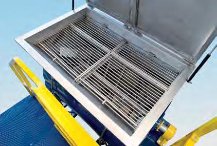Internal washing system Loading platform ATEX version Blades configuration to avoid the