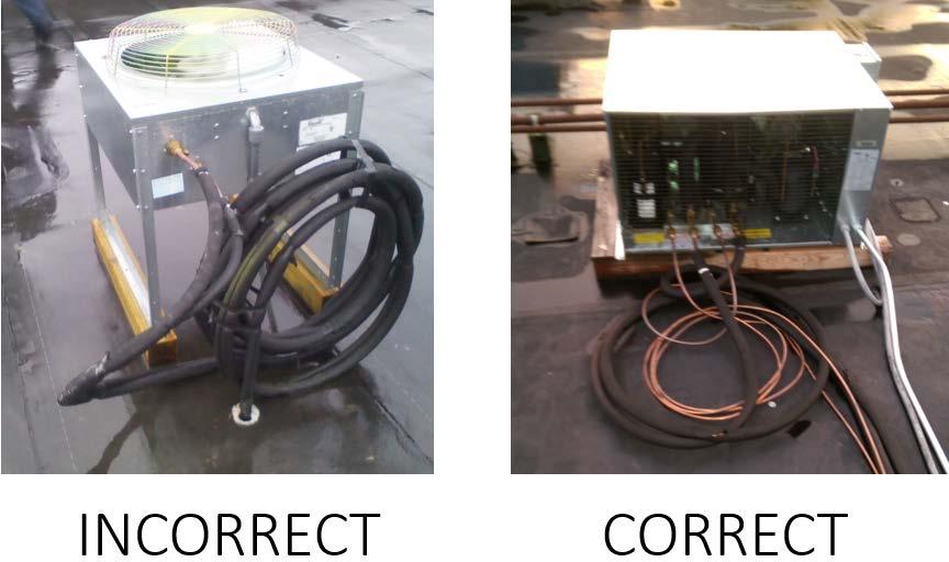 Pre-Charged lines and Quick Connects (continued): Quick connects are for one time use only. Once disconnected, the coupling cannot be re-used.