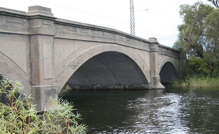 Section 3 Information on Minnesota s Historic Bridges Figure 5. The Nymore Bridge (Bridge.