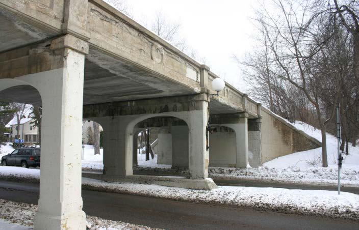 Section 3 Information on Minnesota s Historic Bridges Bridge. 90661, Minneapolis Bridge. 90661 is a 1912 reinforced concrete slab bridge with Classical Revival detailing.