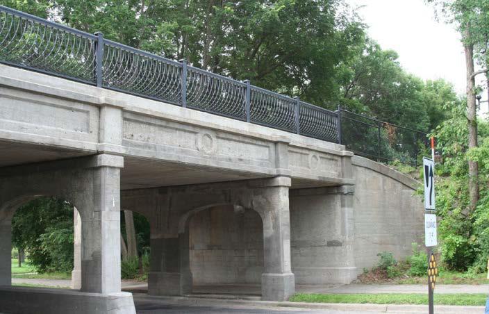 Today, it is part of the Midtown Greenway pedestrian/bicycle trail and is a contributing element to the National Register-eligible Grand Rounds Historic District.