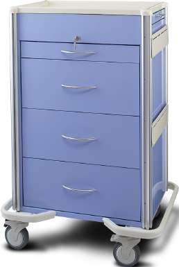 Frame/Custom color drawer fronts One 30" Breakaway lock bar Drawer configuration: 8-3", and 1-6" 30" Total Drawer Space OAD: 47 ¼"H x 25"D x 32"W