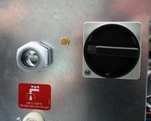 Standard: Emergency button (none on coin and CPS
