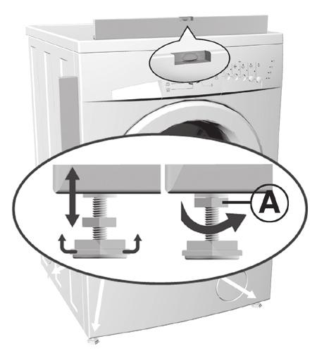 If you have a tumble dryer of the same dimensions, you can place it on top of the washing machine.
