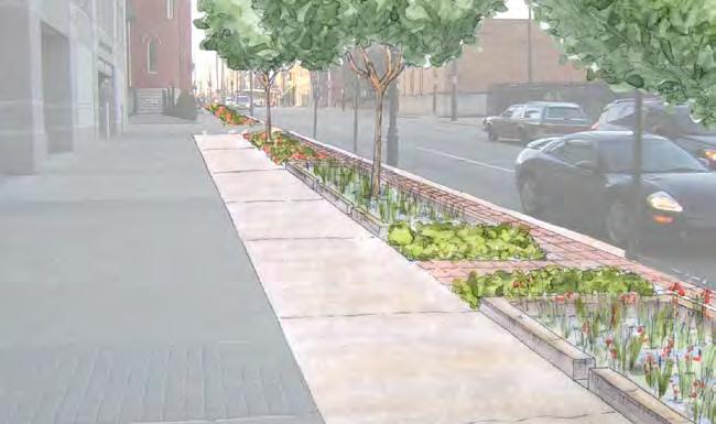 A community s identity is often most evident on its commercial streets. Green Street techniques not only achieve environmental goals but can greatly improve the look and feel of a community.