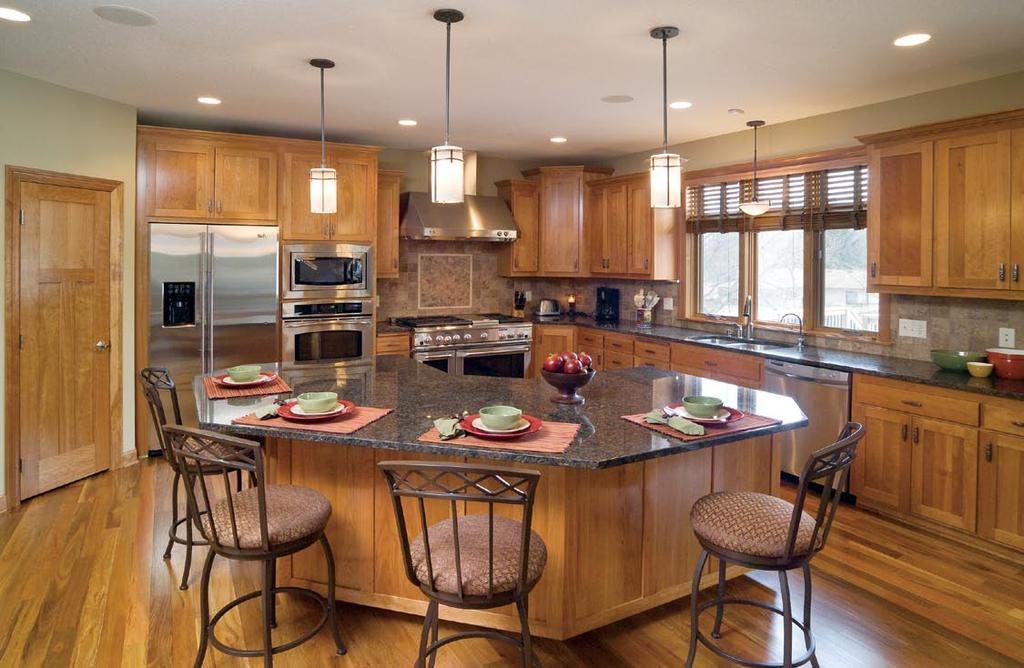 The talent and skill of the experienced craftsman employed by JPC is evidenced in the stunning kitchen.