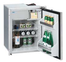 The refrigerator provides a volume of 70 liters and the freezer a volume of 20 liters. The refrigerator is equipped with inner light.