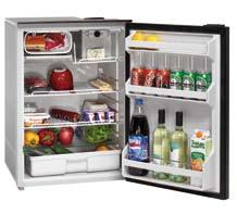 CRUISE Marine Refrigerators 130, 165, 187 CRUISE 130 The CR 130 is a traditional fridge providing a freezer compartment, three shelves, a vegetable bin and a door divided