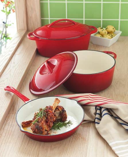 Homemaker cast iron oval casserole Also available: cast iron
