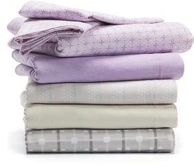 Homemaker D/QB polyester mink blanket* Homemaker plush flannelette QB sheet set* A. Sprigs. B.