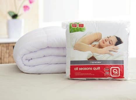 Homemaker 2 pack cotton cover medium profile pillows