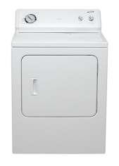 TOP LOAD DRYERS Crosley Dryer CED126SXQ Electric White CGD126SXQ Gas White 6.