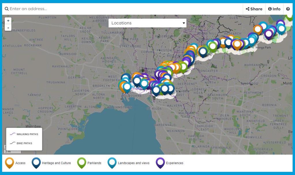 Online engagement summary In 2017 over 2000 Victorians told us their expectations, values and preferences for the Yarra River.