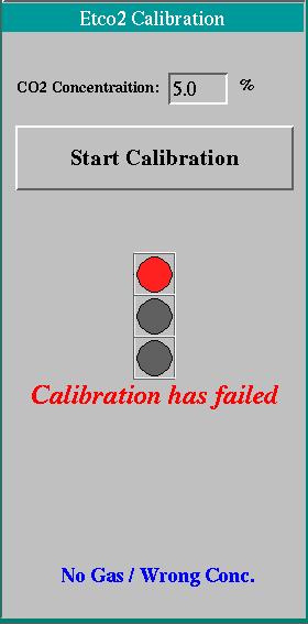 Menntor X7 Service Manual Calibration Procedure 13. In System Setup select EtCO2 Calibration. This will open the Calibration panel with the last calibration date at the bottom of the panel 14.