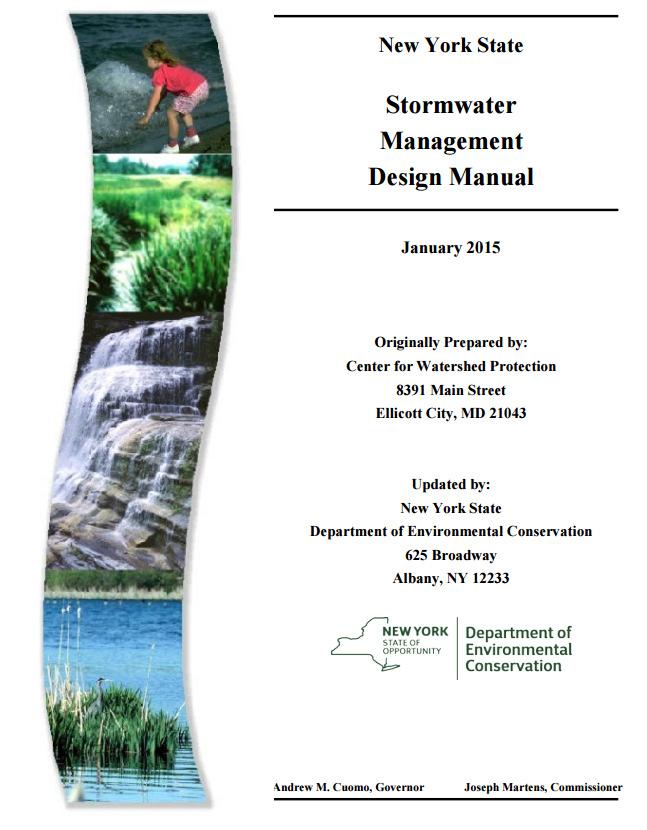 11 NYS Stormwater Management Design Manual 1.