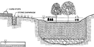 systems Reduce runoff by allowing stormwater to infiltrate