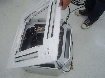9) Take away the disassembled Panel out of