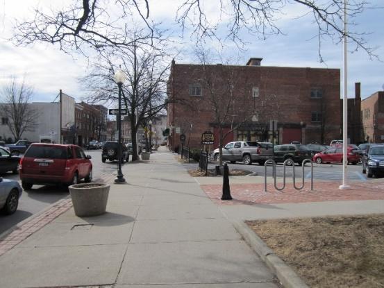 Bicycle parking and bike requirements could also be added. The Town could consider installing additional pedestrian walkway standards within parking lots as well.