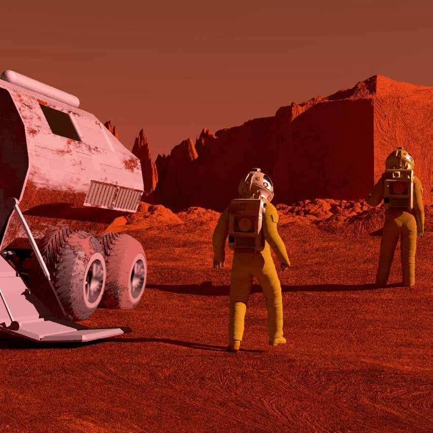 for the astronauts and scientists going to Mars, NASA is working to create a healthy