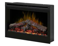 1 cm 120 V 1,500 W 5,118 BTU On-screen display Color themes Multi-function remote Specialty Features Ember Bed Options Choose from logs molded from actual wood for incredible realism,